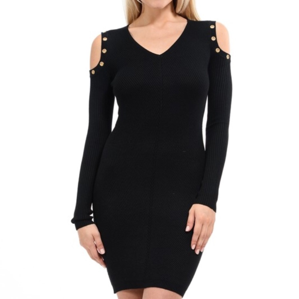🌟SALE🌟Cold Shoulder Sweater Dress